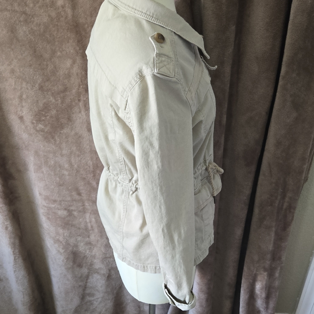 Express Tan Utility Jacket‎ Versatile Style - Picture 9 of 11